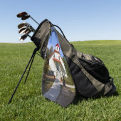 Baileys Harbor Rear Range Light Golfhandtuch (Gras)