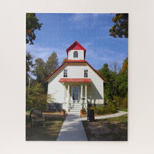 Baileys Harbor Rear Range Light jigsaw puzzle (Vertikal)