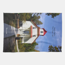 Baileys Harbor Rear Range Light kitchen towel Geschirrtuch