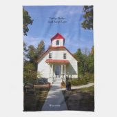 Baileys Harbor Rear Range Light kitchen towel Geschirrtuch (Vertikal)