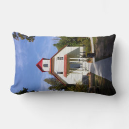 Baileys Harbor Rear Range Light lumbar pillow Lendenkissen