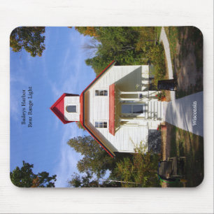 Baileys Harbor Rear Range Light-Mausepad Mousepad
