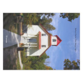 Baileys Harbor Rear Range Light Tischdecke (Vorderseite (Horizontal))