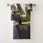 Baileys Harbor Rear Range Light towel set (Insitu)