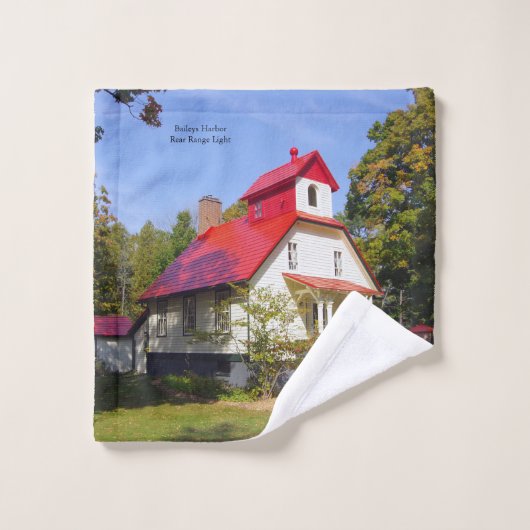 Baileys Harbor Rear Range Light towel set (Waschlappen)