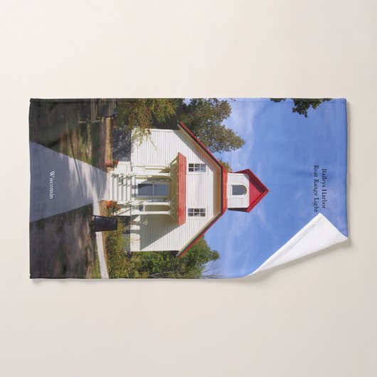 Baileys Harbor Rear Range Light towel set (Handtuch)