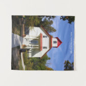Baileys Harbor Rear Range Light Wandteppich (Vorderseite (Horizontal))