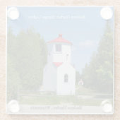 Baileys Harbour Range Lights Glas Untersetzer (Rückseite)