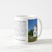 Baileys Harbour Range Lights History Tasse (VorderseiteRechts)