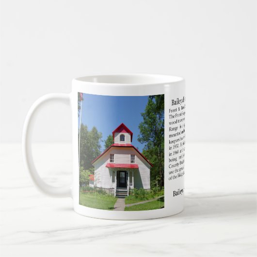 Baileys Harbour Range Lights History Tasse (Links)