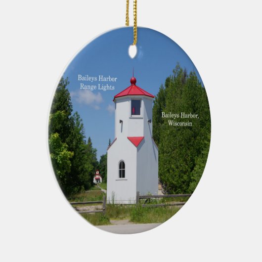 Baileys Harbour Range Lights Ornament (Rechts)