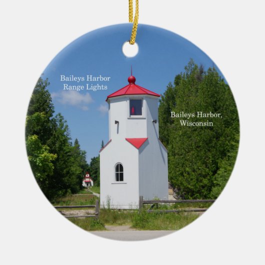 Baileys Harbour Range Lights Ornament (Vorne)
