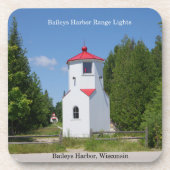 Baileys Harbour Range Lights Set von 6 Untersetzer (Vorderseite)