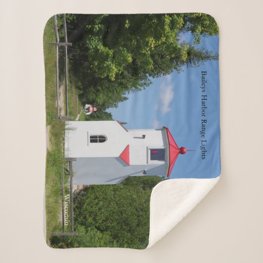 Baileys Harbour Range Lights sherpa Decke Sherpadecke (Vorderseite)