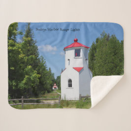 Baileys Harbour Range Lights sherpa Decke Sherpadecke