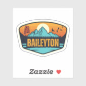 Baileyton, Alabama Aufkleber (Blatt)