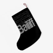 Bailiff Extraordinaire Kleiner Weihnachtsstrumpf (Rückseite (Hängend))