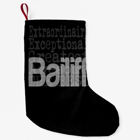Bailiff Extraordinaire Kleiner Weihnachtsstrumpf (Vorderseite)
