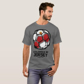 Bailiwick of Jersey Country Flag T-Shirt (Vorne ganz)