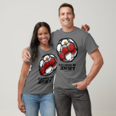 Bailiwick of Jersey Country Flag T-Shirt (Unisex)