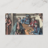 Bailliage oder Tribunal von Bailiff des Königs, Visitenkarte (Rückseite)