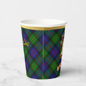 Baillie Personalisiert Tartan Christmas Pappbecher (Rechts)