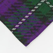 Baillie Scottish Clan Tartan Crest Fleecedecke (Ecke)