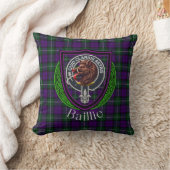 Baillie Scottish Clan Tartan & Crest Kissen (Decke)
