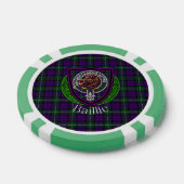 Baillie Scottish Clan Tartan & Crest Pokerchips (Einzeln)