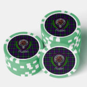 Baillie Scottish Clan Tartan & Crest Pokerchips (Stapel)
