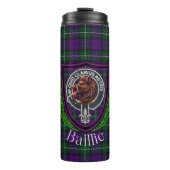 Baillie Scottish Clan Tartan & Crest Thermosbecher (Vorderseite)