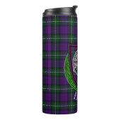 Baillie Scottish Clan Tartan & Crest Thermosbecher (Nach links gedreht)