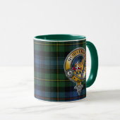 Baillie Tartan & Abzeichen Tasse (VorderseiteRechts)