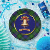 Baillie Tartan Personalisiert Weihnachten Pappteller (Party)