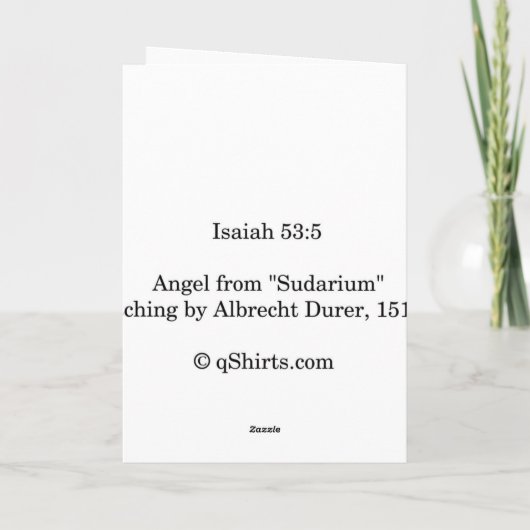 "Bailout Theme" Feiertagskarte (Rückseite)