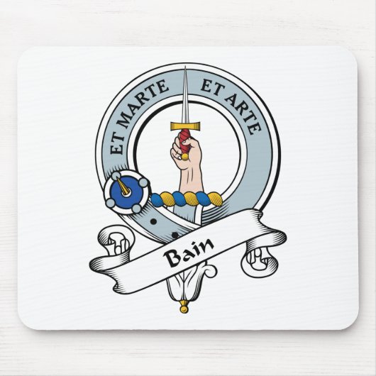 Bain Clan-Abzeichen Mousepad (Vorne)