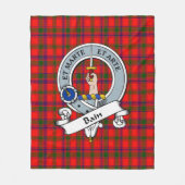 Bain Clan Abzeichen Tartan Kariert Fleecedecke (Vorderseite)
