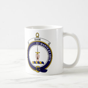 Bain - Clan-Wappen Kaffeetasse