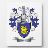 Bain Familienwappen Coat of Arms Fotoplatte (Vorderseite)
