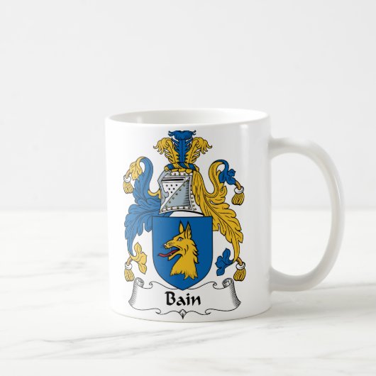 Bain Familienwappen Kaffeetasse (Rechts)