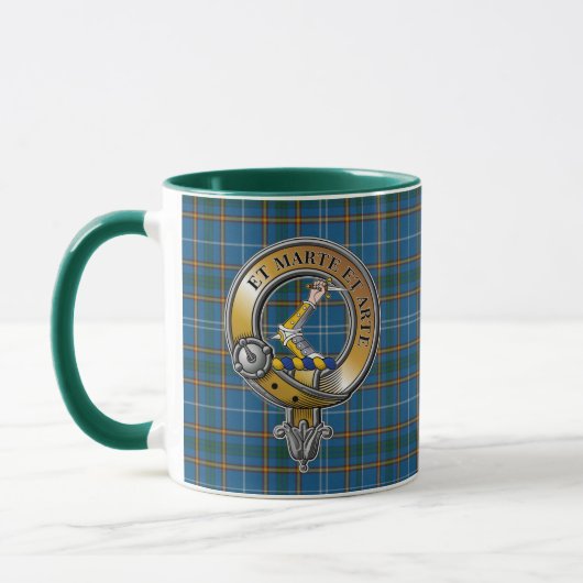 Bain Tartan und Abzeichen Tasse (Links)
