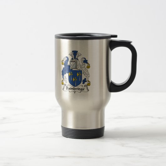 Bainbridge Familienwappen Reisebecher (Rechts)