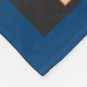 Bainbridge Island Retro-Stift Poster Art Fleecedecke (Ecke)