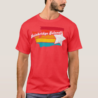 Bainbridge Island Washington Vintag so beunruhigt T-Shirt