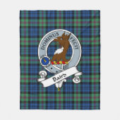 Baird Ancient Clan Abzeichen Tartan Kariert Fleecedecke (Vorderseite)
