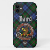Baird Clan Abzeichen & Tartan Phone Case (Rückseite)