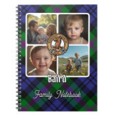 Baird Familienfoto-Collage Notizblock (Vorderseite)