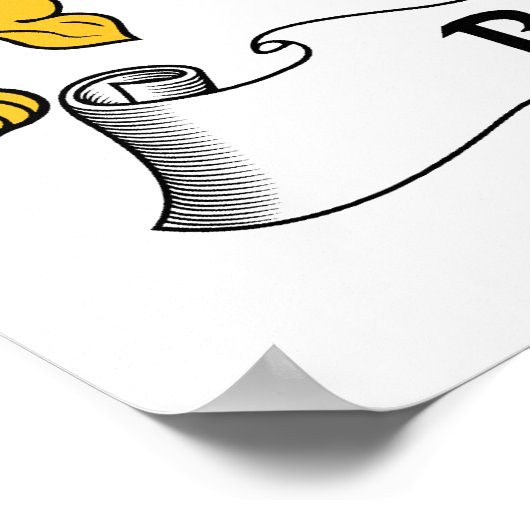 Baird Familienwappen Poster (Ecke)