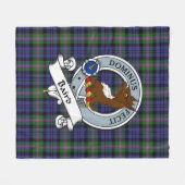 Baird Modern Clan Abzeichen Tartan Kariert Fleecedecke (Vorderseite (Horizontal))