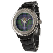 Baird Scottish Clan Tartan & Crest Armbanduhr (Schrägansicht)